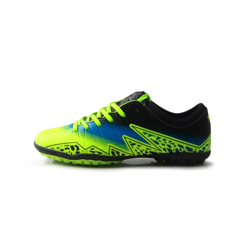 TIEBAO A77030 Новая футбольная обувь для взрослых уличные футбольные ботинки флуоресцентные зеленые оранжевые футбольные ботинки для бега Размер 39-45 футбольная обувь