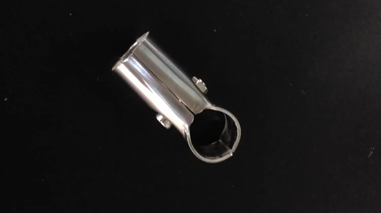 Conector de tubulação de aço inoxidável, 25mm,