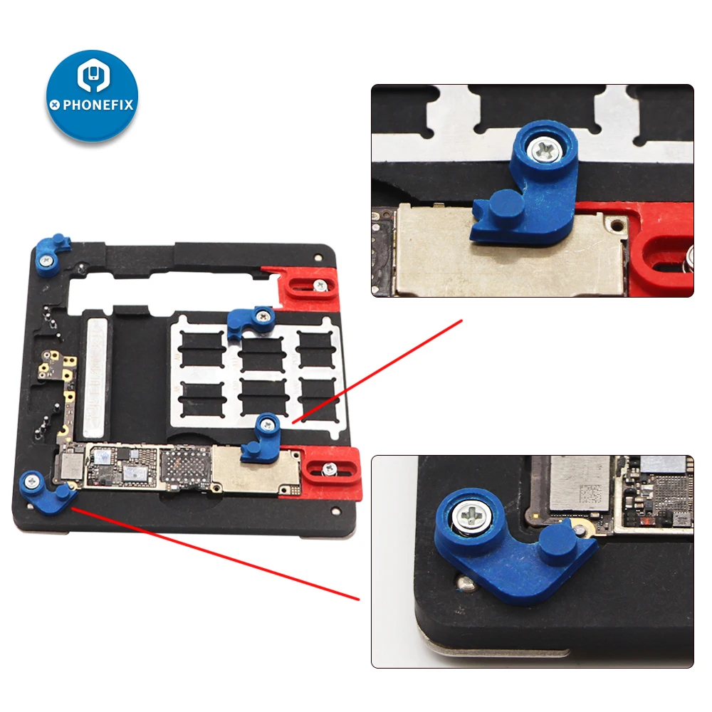 PHONEFIX MJ A21 A22 Телефон PCB держатель материнская плата тестовое приспособление для iPhone 6 6s 6P 6s P 7 7P 8 X BGA чип ремонт логической платы