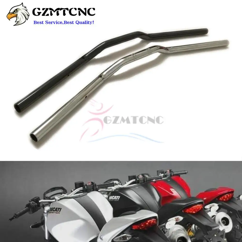 7/8" 22MM Motorcycle Handlebars Drag Bars Wheel 29.5" for Ducati Monster 400 600 620 696 750 795