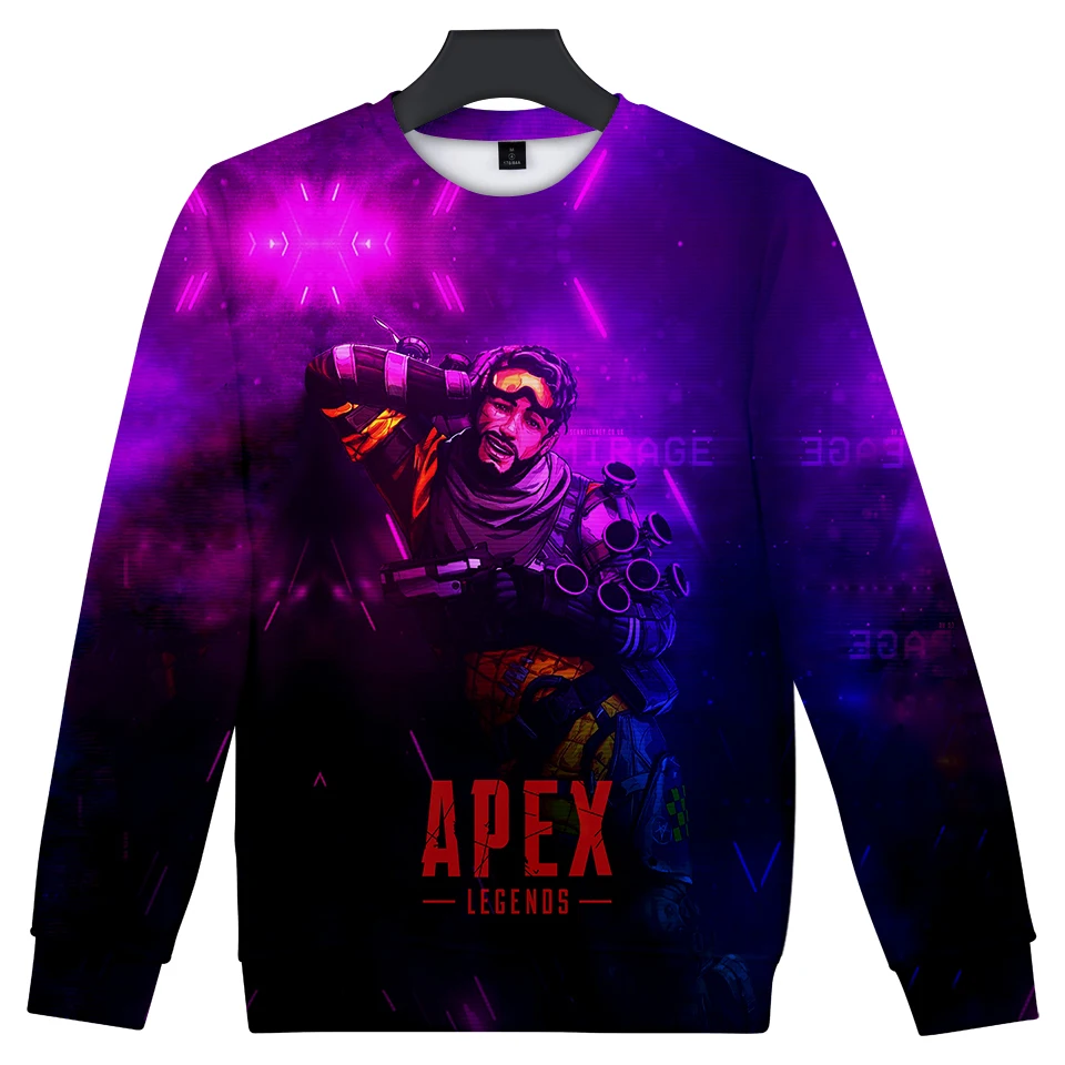 aikooki 3D Men O-neck sweater streatwear Fashion long-sleeved funny cotton t shirts  Sweatshirt Mens Clothing Summer