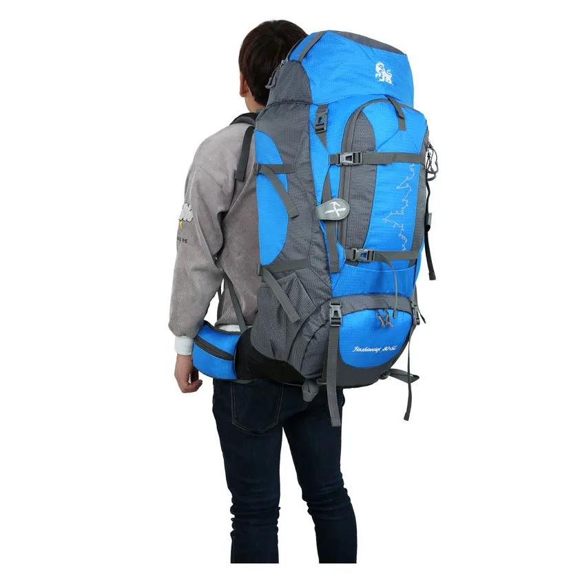 85L большой емкости походный рюкзак для кемпинга, специализированный алюминиевый рюкзак с поддержкой альпинизма, мужской рюкзак для путешествий, альпинизма