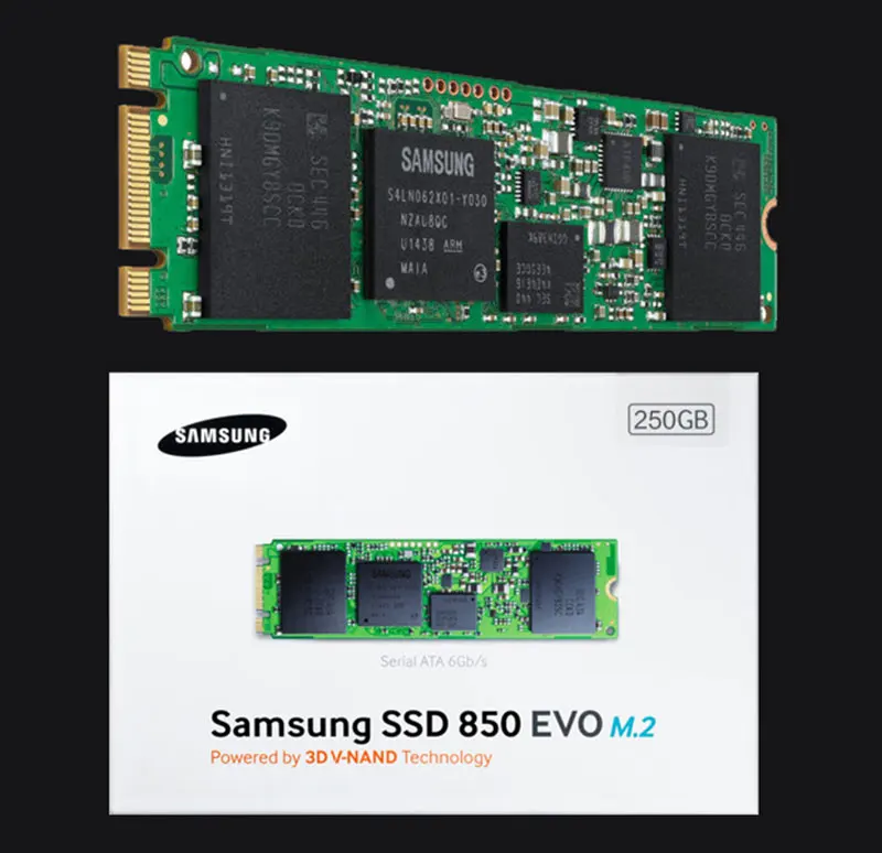 Samsung SSD M2 850 EVO 250 ГБ 500 1 ТБ Drive gb М. 2 Интерфейс жесткий диск M.2 для портативных ПК