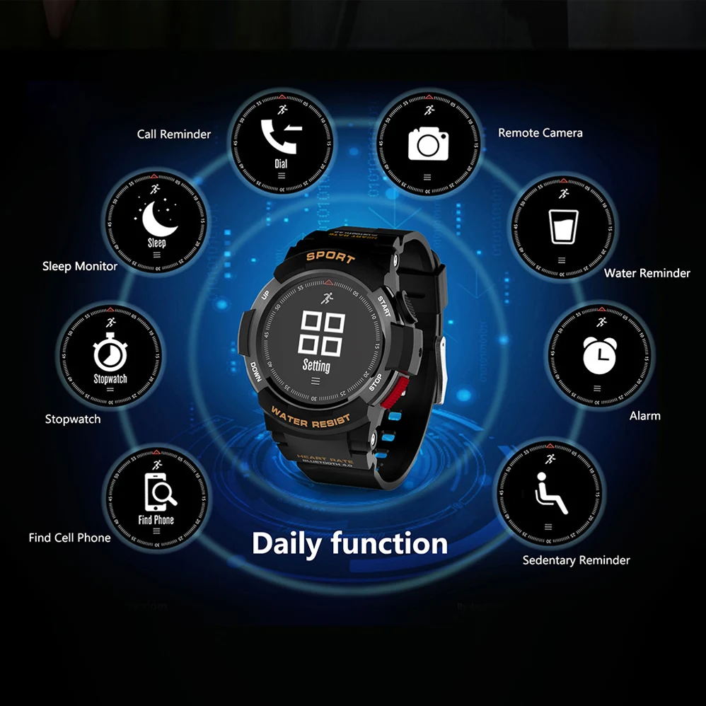 COLMI Bluetooth Smart Watches for Men Waterproof Pedometer Fitness Tracker Smartwatch with Remote Camera for Android IOS