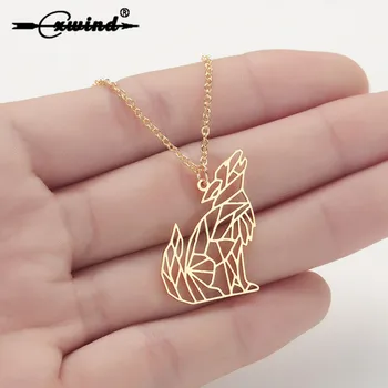 

Cxwind Fashion Animal Necklace Wolf Necklace Pendant for Women Stainless Steel Jewelry Party Accessories collares de moda 2019