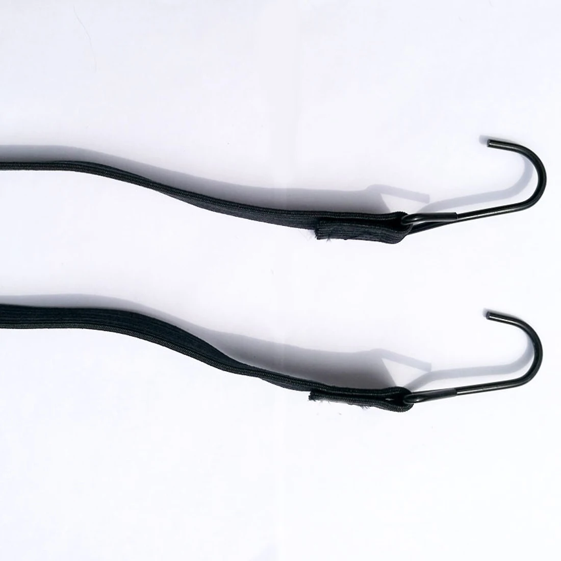 Dongzhen دراجة نارية دراجة حزام الأمتعة مرنة حبل تعادل حبل الربط تعادل حبل عرض شقة مطاطا حبل الحديد هوك 1.5 سنتيمتر