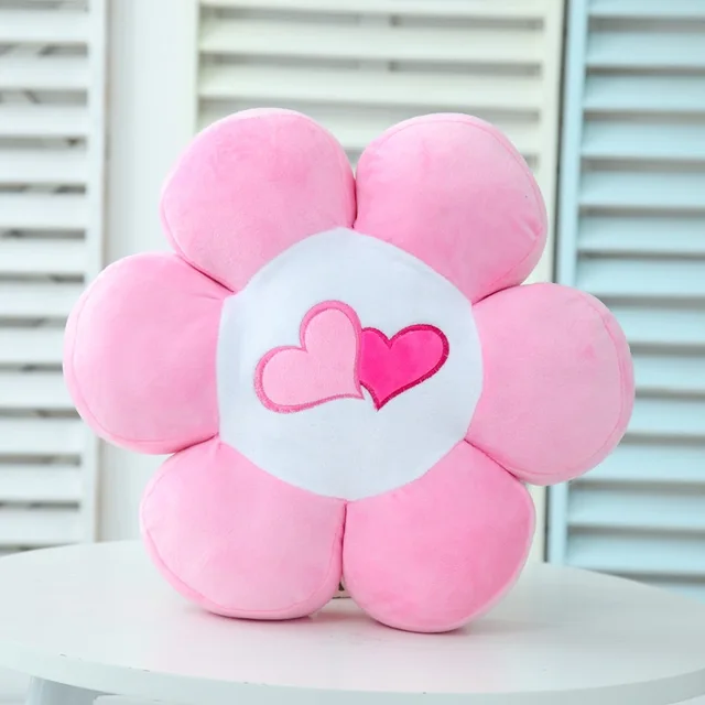 1pc 40x40x10cm 4 Patterns Lovely Flower Pillow plush stuffed toys Petal