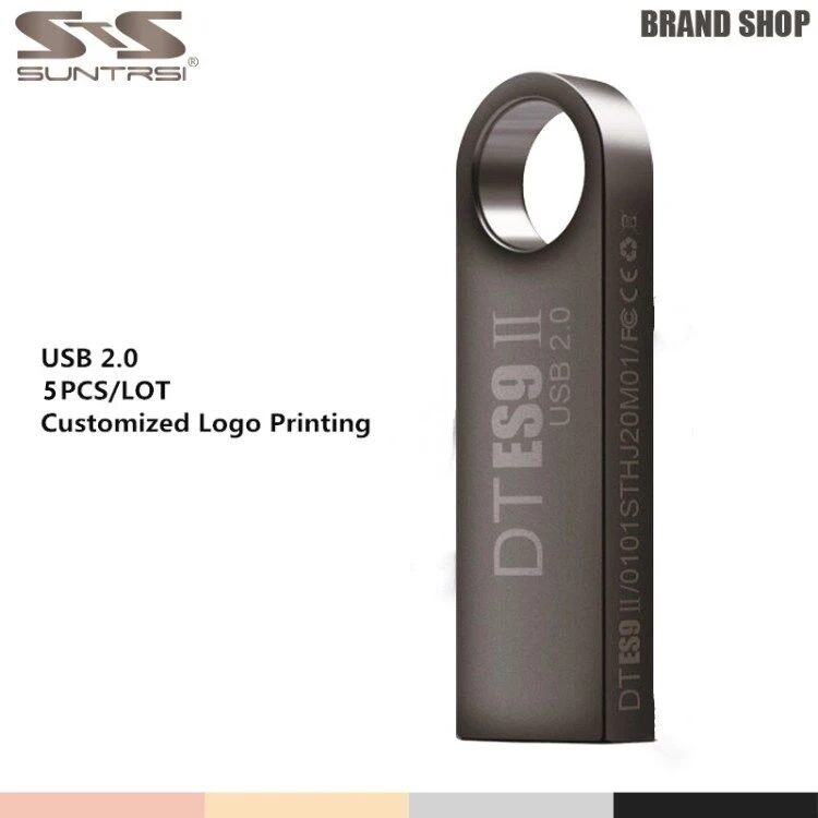 

Suntrsi USB Flash Drive 5pcs/lot Waterproof Pen drive 4GB Personalized Logo USB Stick Pendrive 16GB Wholesale USB Flash 8GB