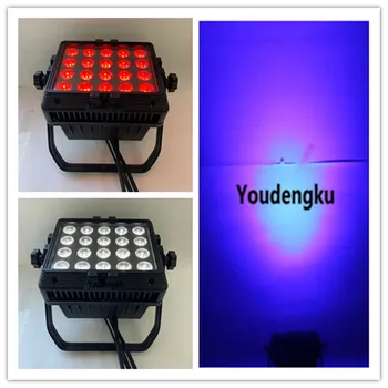 

2 pieces 20x15W 5 in1 rgbwa wall washer led dmx IP65 rgbwa colorful LED city color wall washer outdoor stage lighting