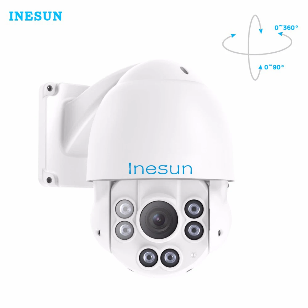 Inesun PTZ IP Security Camera 2MP 4MP Pan Tilt 10X Optical Zoom High Speed Dome font