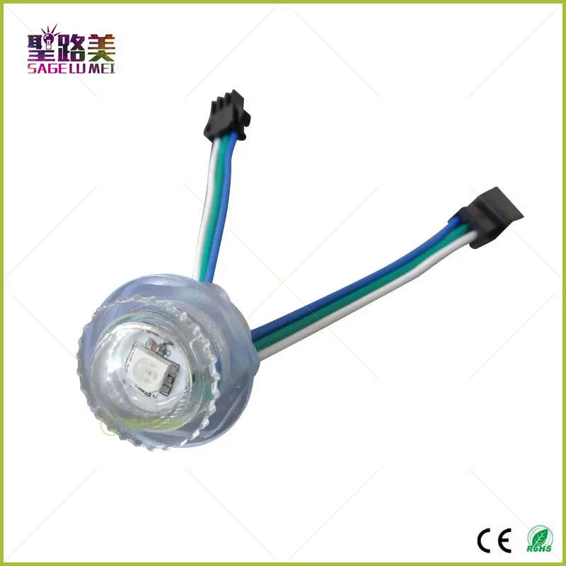 16mm-Diameter-1LED-WS2811-IC-Transparent-Shell-LED-Pixels-String-4Digital-Color-Module-Light-DC5V-Waterproof