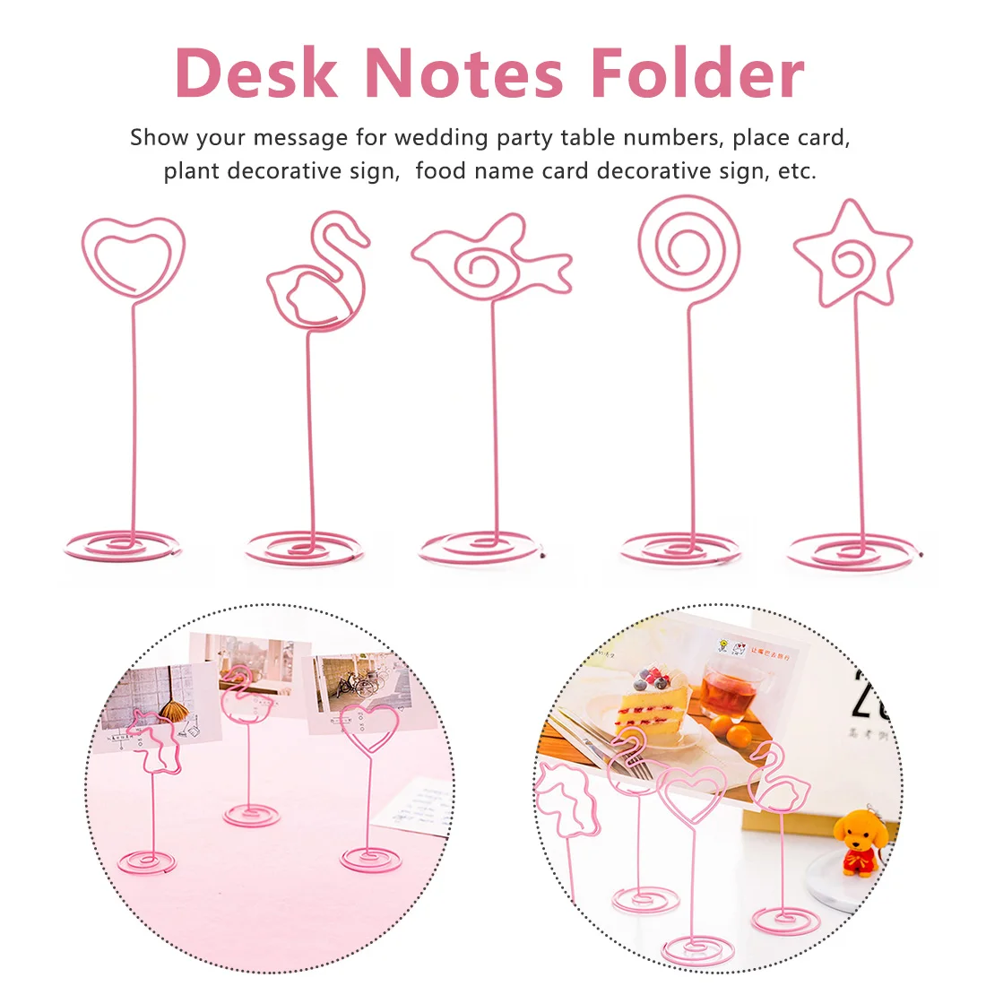 

Creative cute girl sandwich desktop Trinket Office Photo message sandwich note clip photo holder table decor place card holder