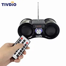 TIVDIO-113 Camouflage Digital Stereo FM Radio USB/TF Card With Speaker MP3 Music Player With Remote Control Receiver Radio F9203