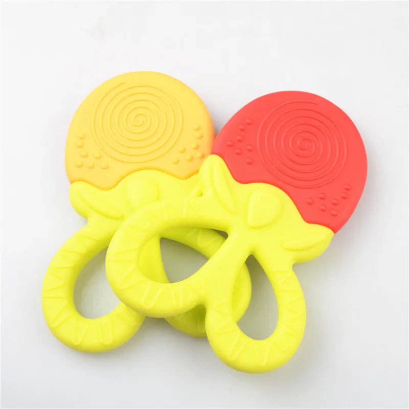 

Chenkai 5PCS BPA Free Silicone Lollipop Teether Pendant Nursing DIY Baby Pacifier Dummy Lollypop Sensory Toy Accessories