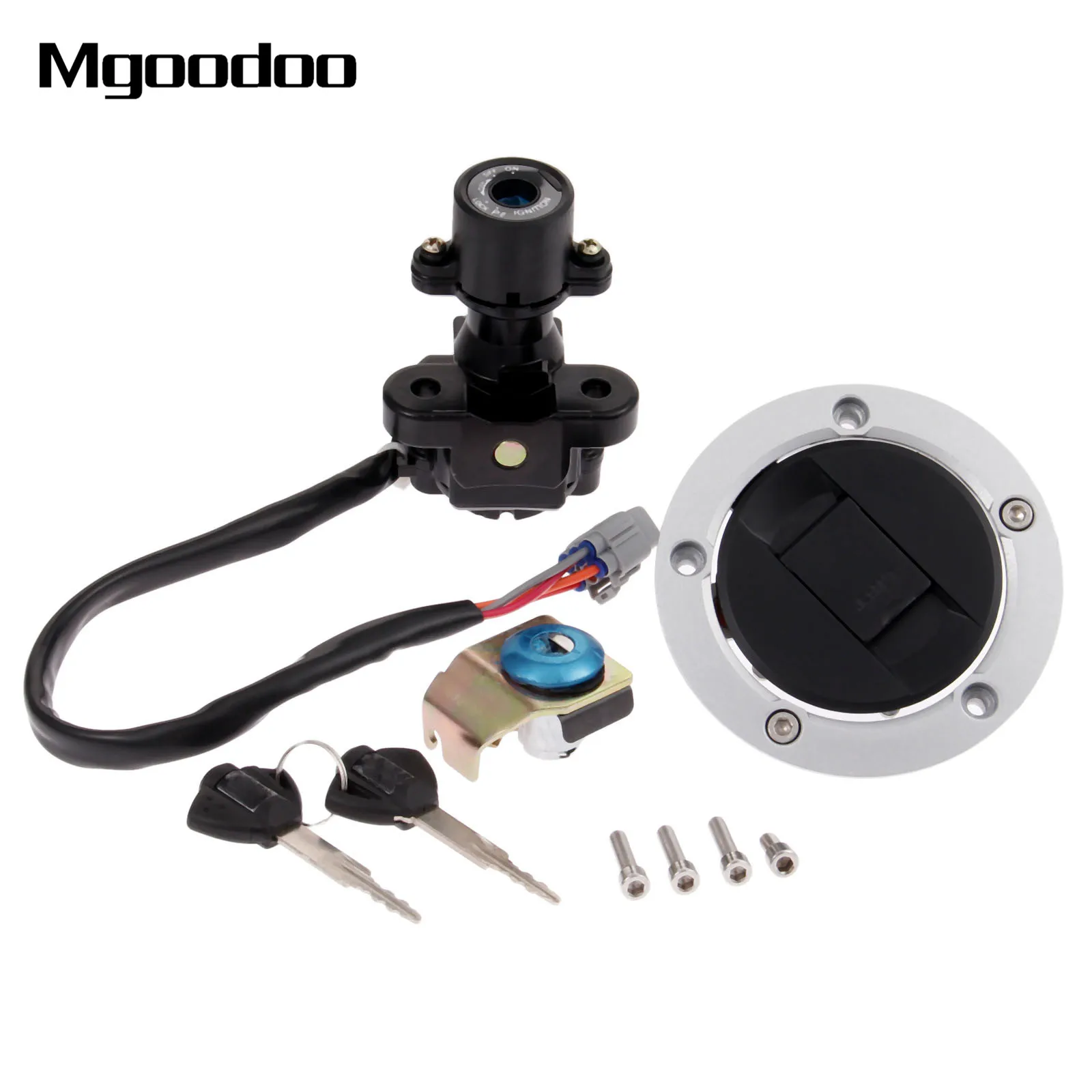 Motorcycle Ignition Switch Lock Fuel Gas Cap + Keys For Suzuki GSXR600 750 1000 SV1000 SFV650 SV650 DL1000 DL650 GW250 GSF1250