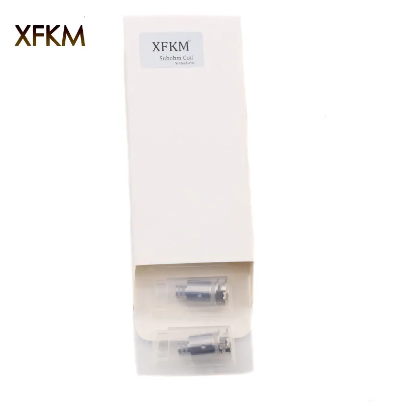 

XFKM 5pcs/lot subohm-n Nod Coils Ceramic Regular 1.4ohm Mesh Coil Head 0.6ohm fit for Nod Pod Vape kit Nod Pod Atomizer