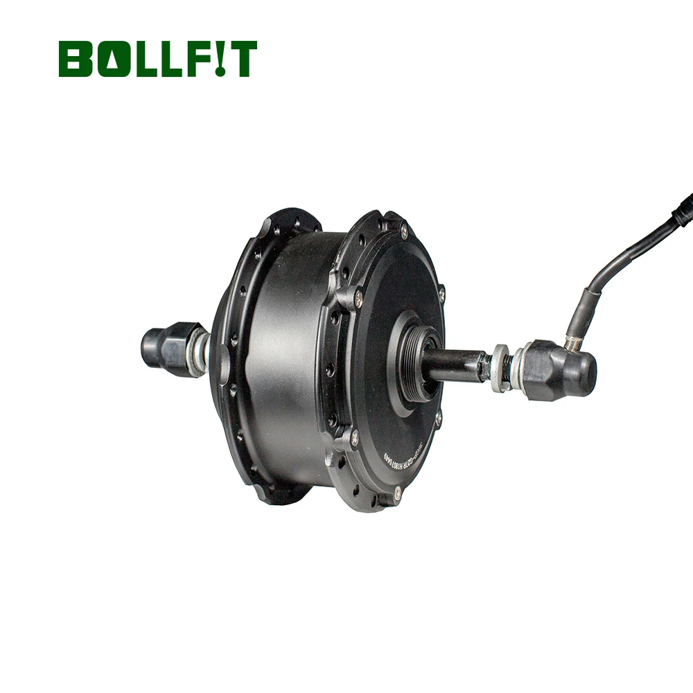 Cheap BOLLFIT 36V 350W Front Rear Rotate Motor Green Pedel MXUS 28Km/h  High Speed Brushless Gear Hub Motor E-bike Motor Front Wheel 2