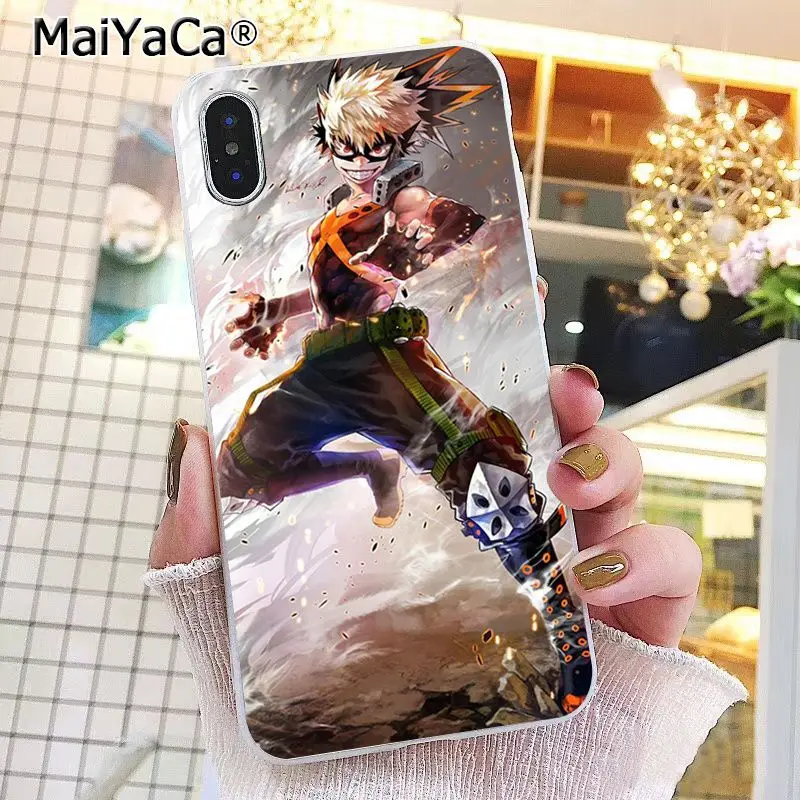 MaiYaCa аниме мой герой Academy deku bakugou Boku no Hero Academy чехол для телефона для iphone 11 Pro 8 7 6 6S Plus X XS MAX 5 5S SE XR