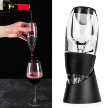 Wine Aerator Quick Decanting Red Wine Pourer Decanter Set with Filter Stand Dispenser Whiskey Aerator Bar Accessories