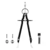 Professional Compass, Compass Geometry Set with Lock, Math and Precision Compass, Metal and Durable for Solid and Plane Precis ► Photo 1/6