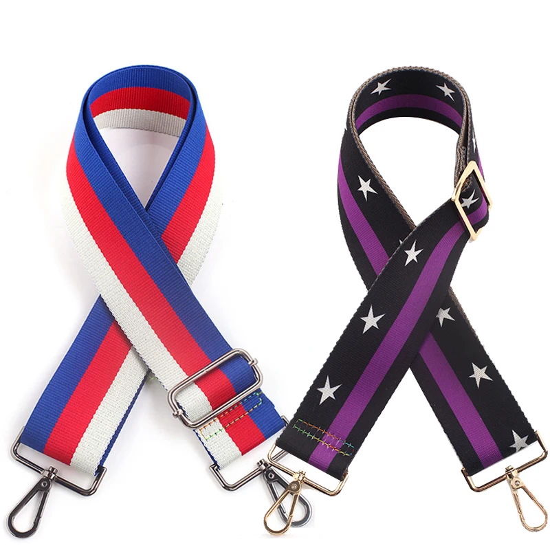 

Colorful Replacement 5cm Wide Bags Straps Belts Fashion DIY Adjustable Shoulder Strap for Handbags