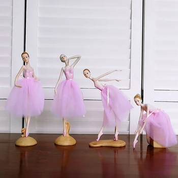 

Resin Ballet Angel Girl Figurines Beautiful Girl Ornaments Home Decor Wedding Decoration Creative Gifts R2207