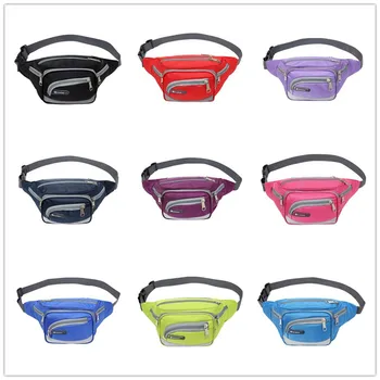 

Unisex Belt Waist Bag Travel Travel Pouch Hip Cellphone Money Pack 9 Colors to choose from Y01
