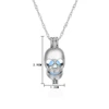 Skull Pendant Necklace Luminous Jewelry Silver Color 3 Color Glow in the Dark Necklace For Women and Men Birthday Gift ► Photo 3/6