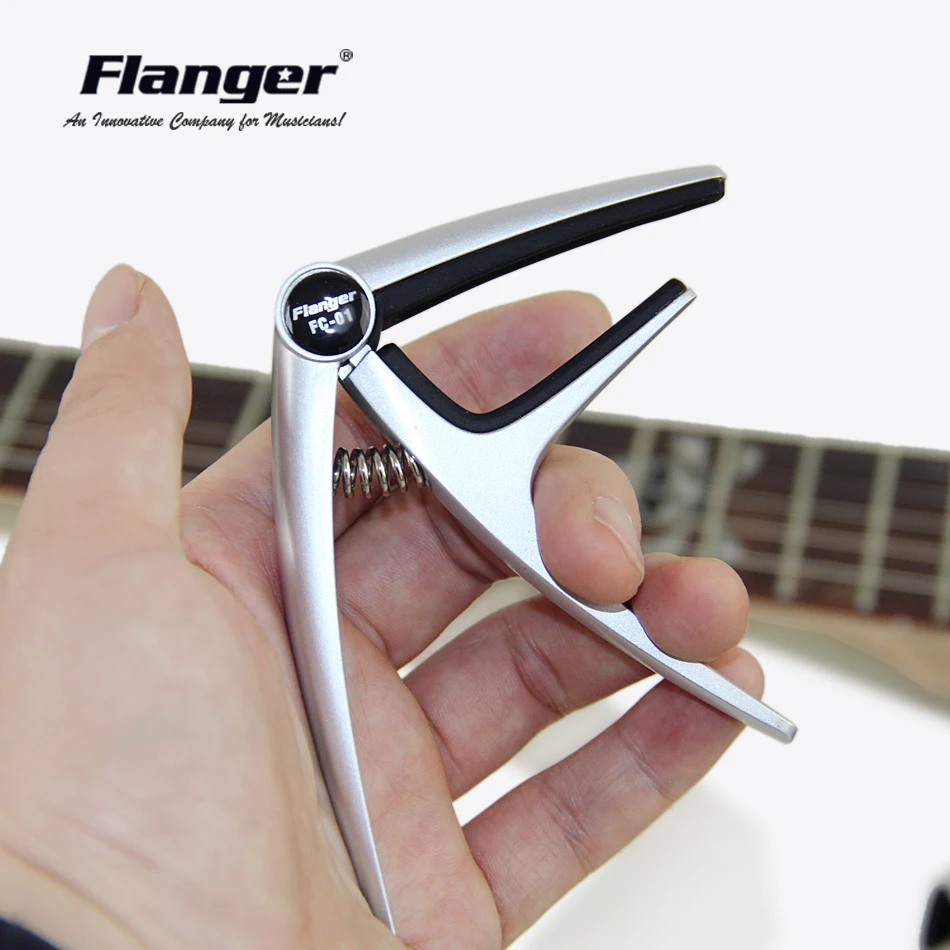 

Flanger FC-01 High Strength Spring Aluminum Alloy Capo for 6 String Guitar