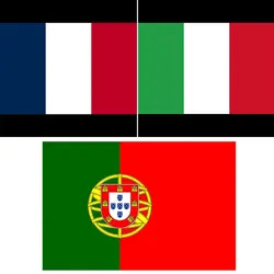 Полиэстер Португалия Италия Франция Национальный флаг баннер украшение дома 90 и 150 см #35/9L 3