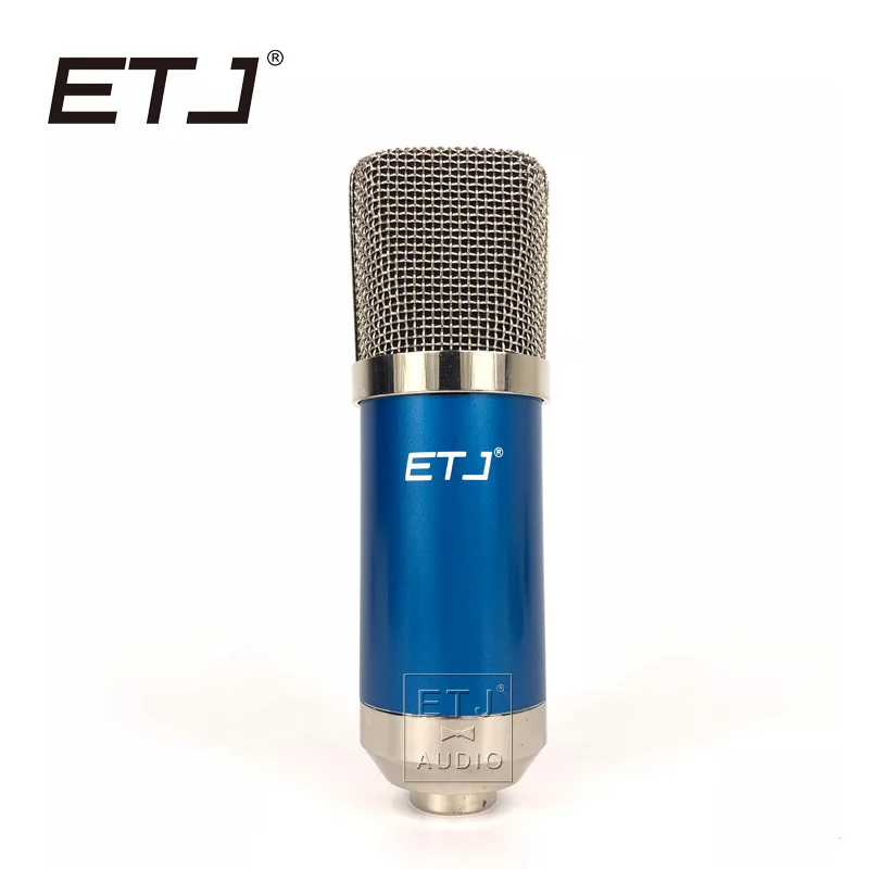 

ETJ Brand Professional Condenser Microphone Karaoke Studio Recording Metal Microphone Free Shipping 700D
