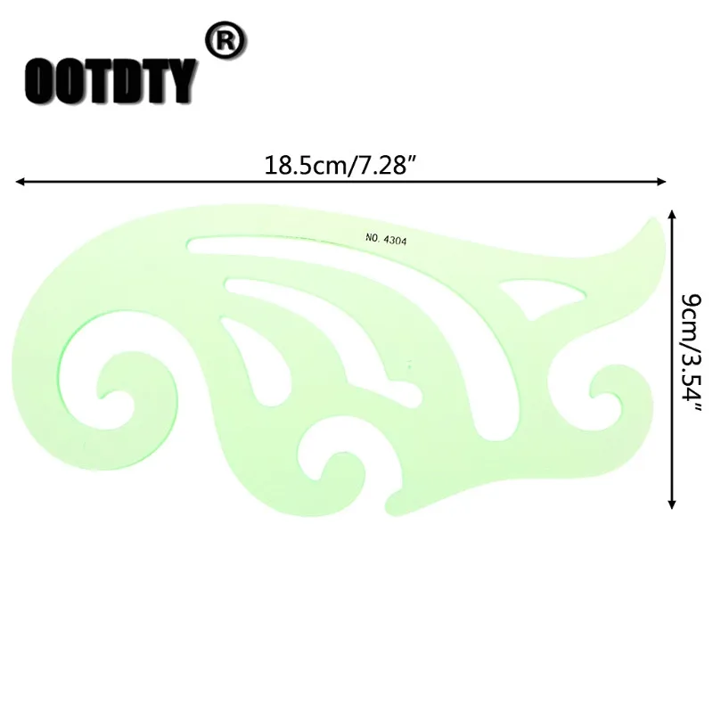 Студенческий пластиковый для чертежей шаблон кривая линейка plantillas letras трафарет измерительный инструмент канцелярские принадлежности дропшиппинг