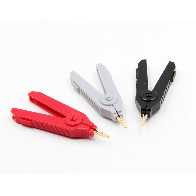 

1PCS YT1777 Alligator clip Test clip The LCR kelvin clip Low resistance The flat clamp Gold-plated copper 20A