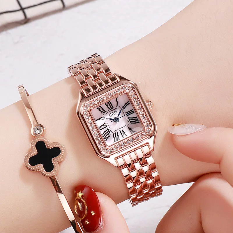 New-Fashion-Rhinestone-Square-dial-Watches-Women-Luxury-Brand-Stainless-Steel-Bracelet-watches-Ladies-Quartz-Dress