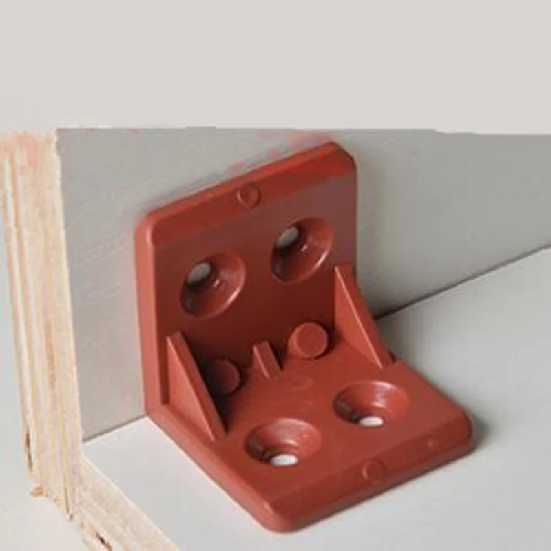 20pcs Nylon plastic thickened Corner Brackets Furniture 90 degree angle