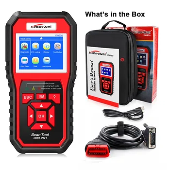 

KONNWEI KW850 obd2 auto diagnostic scanner Full OBD 2 OBDII Code Reader Scanner Car diagnostics tool can one click I/M readiness