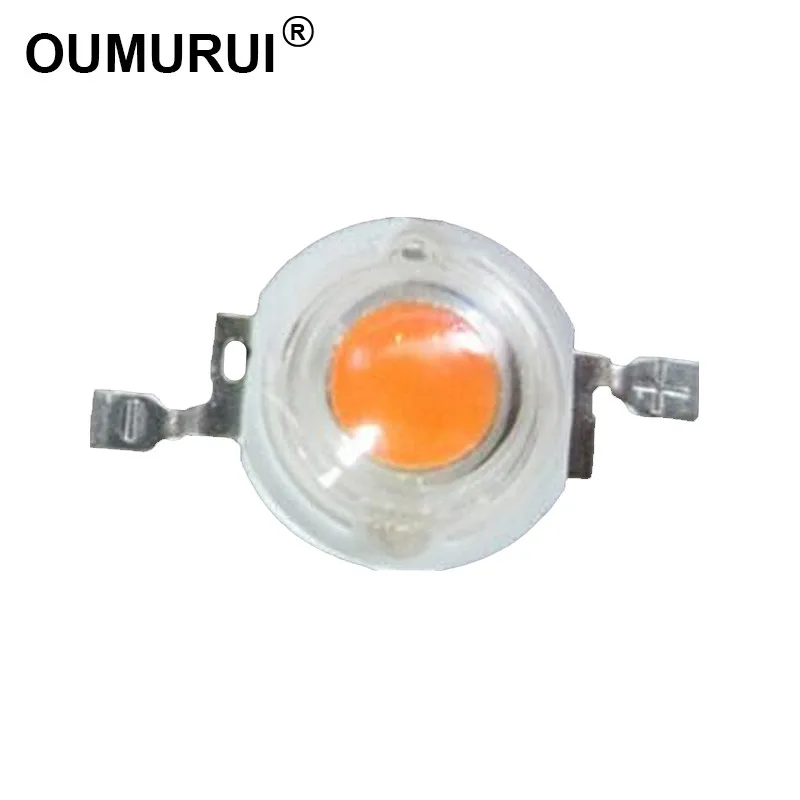 Contas de Lâmpada w de Alta Potência Planta Crescer Lâmpada Espectro Completo 400-840nm Chip 3-3.6 v 500-700ma 260-280lm Frete Grátis 100 Pçs 3 Led