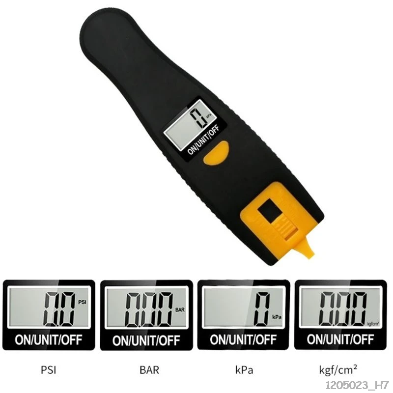 

2-In-1 Digital Tire Pressure Gauge LCD Display 100 PSI Backlight Air Release Inflator Tire Tread