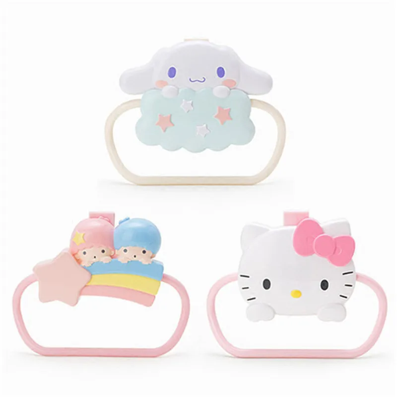 

Hello kitty Towel Rack Plastic Storage Rack Rag Hanging Utility for Kitchen Bathroom Dropshipping