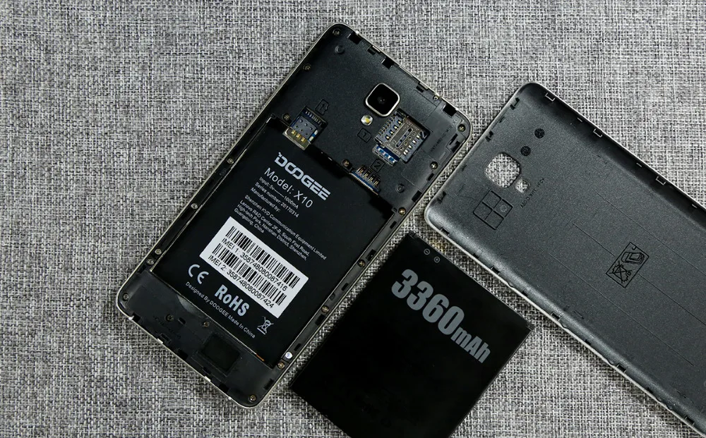DOOGEE X10 MT6570 Dual Core 5 0 &quotips смартфон 512 Мб оперативная память 58 ГБ Встроенная Android 6 5MP