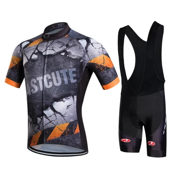 

2019 New FUALRNY cycling jersey Men's style short sleeves cycling clothing sportswear outdoor mtb ropa ciclismo bike jersey set