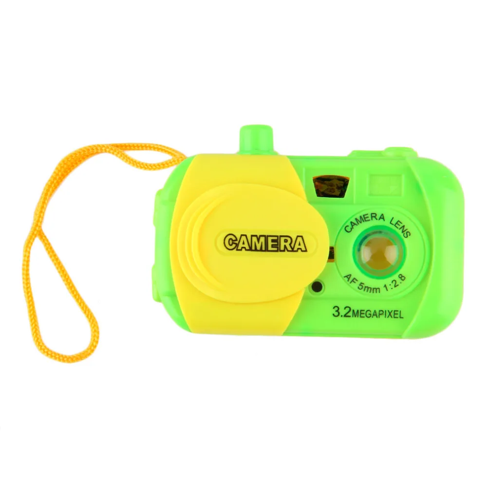 Cute Mini Plastic Cameras Toys for Toddler Baby Toys Fashion Green