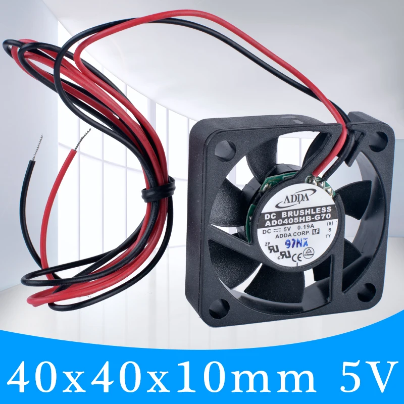 Революция в системах охлаждения AD0405HB G70 40 мм вентилятор 4010 40x40x10 5 0.19A двойной