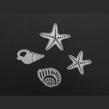 Металлические штампы YINISE 491 с морскими звездами для фотографий