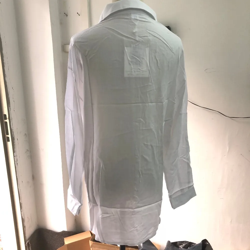 2018 New Autumn Women Long Sleeve Blouse Casual Loose White Shirt Print Button Plus Size Shirts Fashion Female Harajuku Tops 5