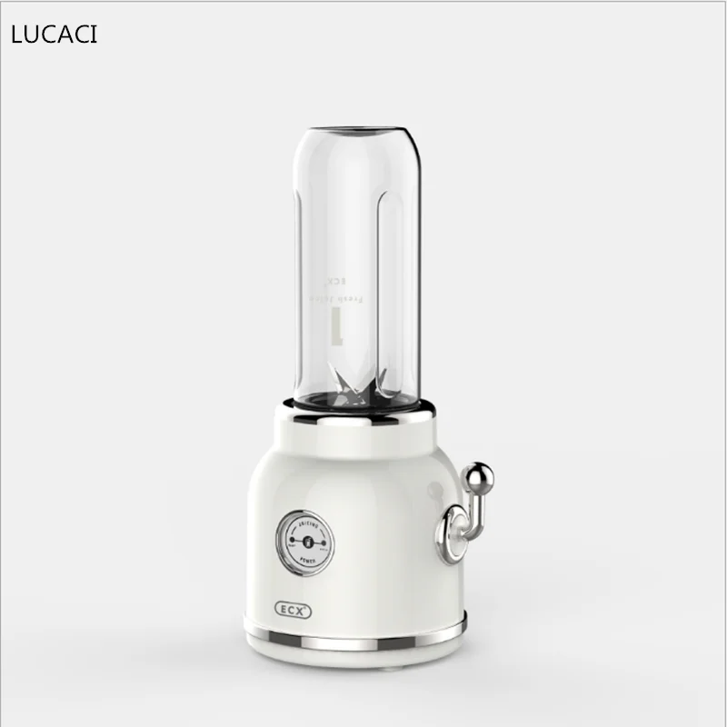 

Electric Portable Retro vegetable and fruits Juicer milkshake, stir, crushed ice machine