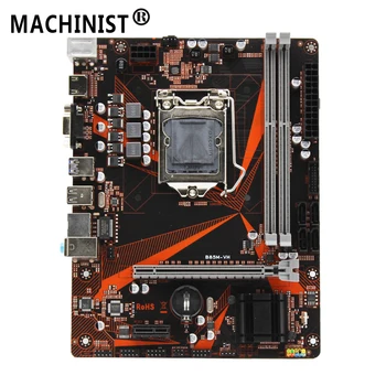 

B85M-VH B85 LGA 1150 USB 3.0 16G DDR3 Dual Channel 1600/1333/1066 DIMM Desktop Motherboard For Intel Core 2/3 i3/i5/i7