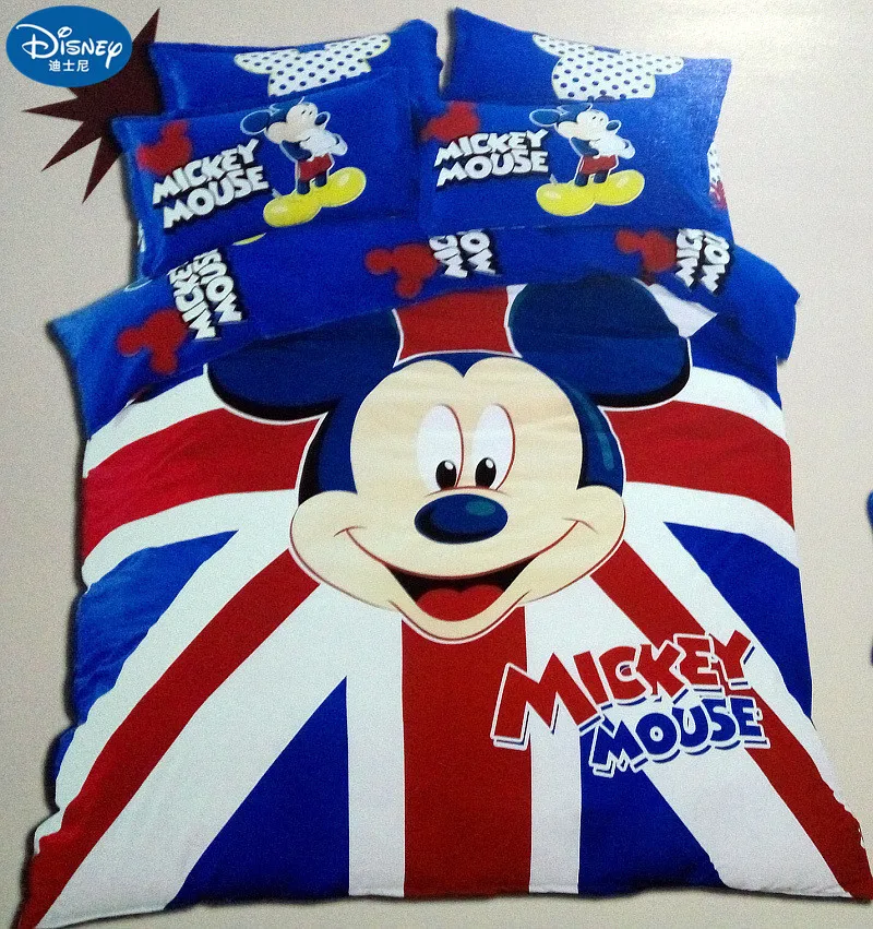 Minnie mouse Bedding Set Cover pillowcase quilt mickey mouse cartoon Children bedclothes  bed set Disney  Home textile - Image 3