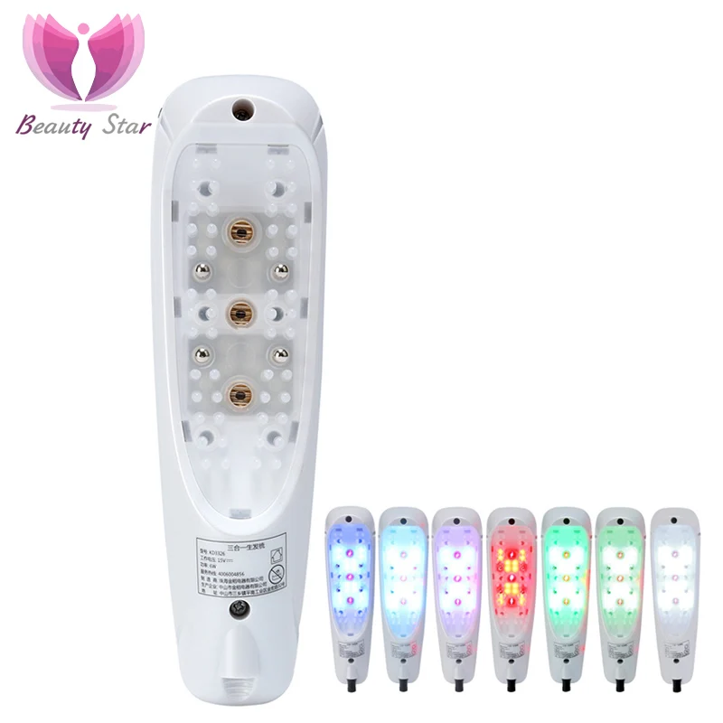 

Beauty Star Micro Current Therapy LED Laser Comb Scalp Massage Hair Regrowth Hair Loss Treatment Device Activate Hair Follicles