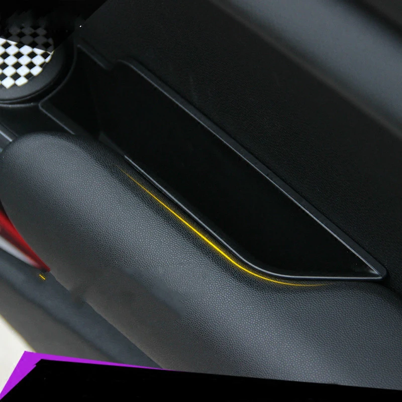 

ABS Material UV Protected Door Inner Storage box consolidation accessories For Mini Cooper F56 Only(2 pcs/set) car styling